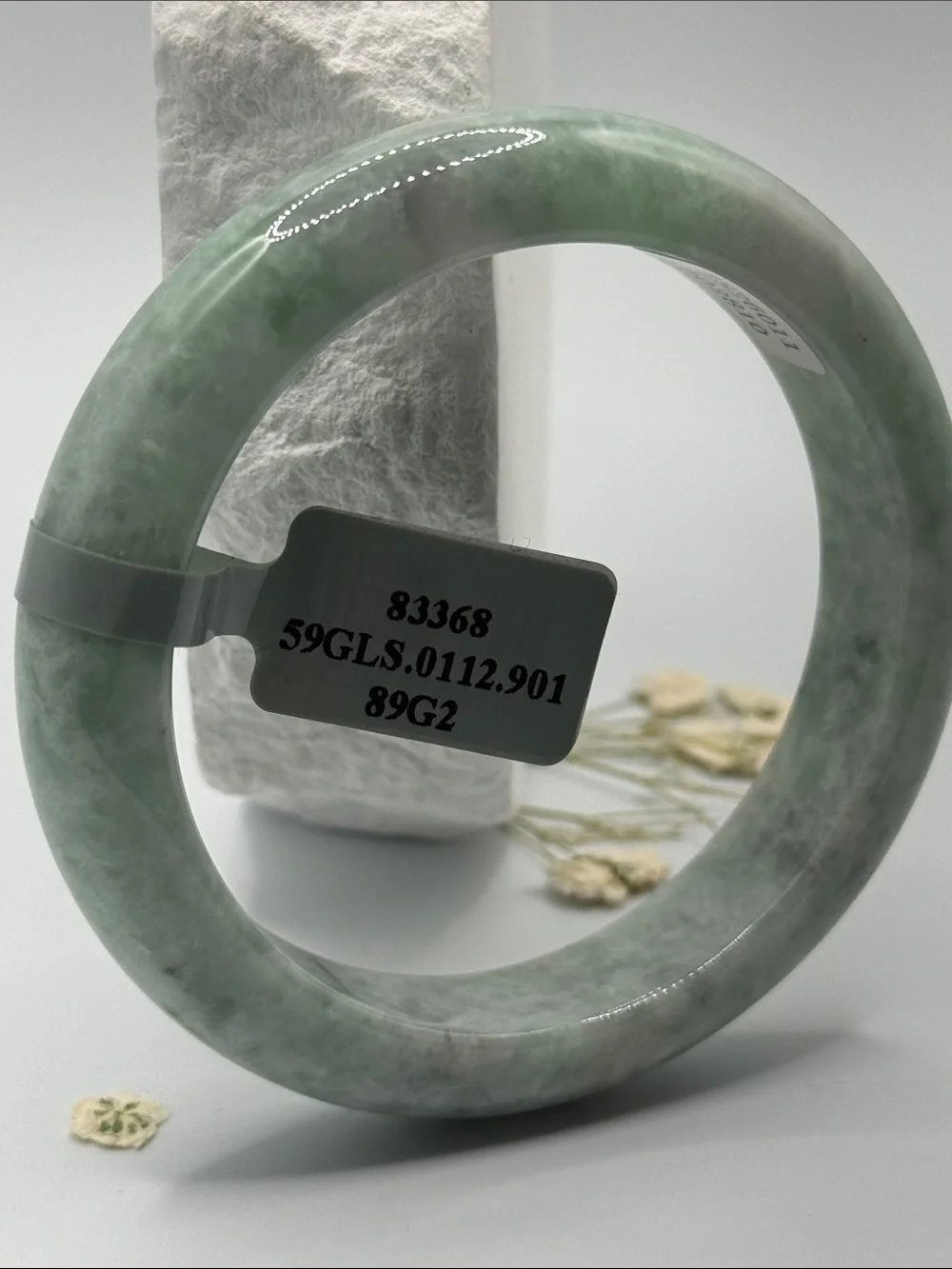 Type A Spicy Green Wuji Jade Bangle Bracelet
